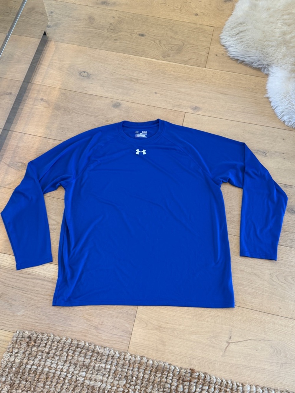 Under Armour Men's Long Sleeve Athletic Crew - Blue